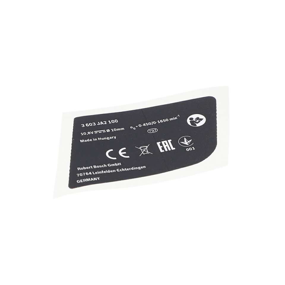 Tip Etiketi (Nameplate) (1600A0076J)