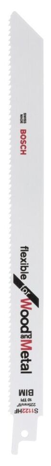 Bosch - Flexible Serisi Ahşap Ve Metal için Panter Testere Bıçağı S 1122 HF - 5'li