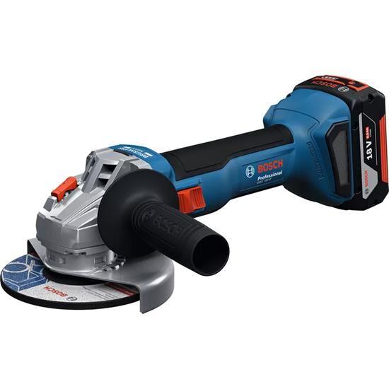 Bosch GWS 18V-8 Tek Akülü Avuç Taşlama Makinası 4Ah 125M - 06019N9021