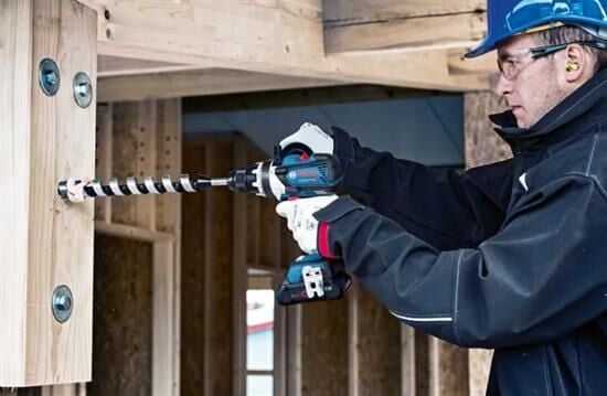 Bosch GSB 18V-110 C Çift Akülü Darbeli 4 Ah Vidalama Makinesi - 06019G030B