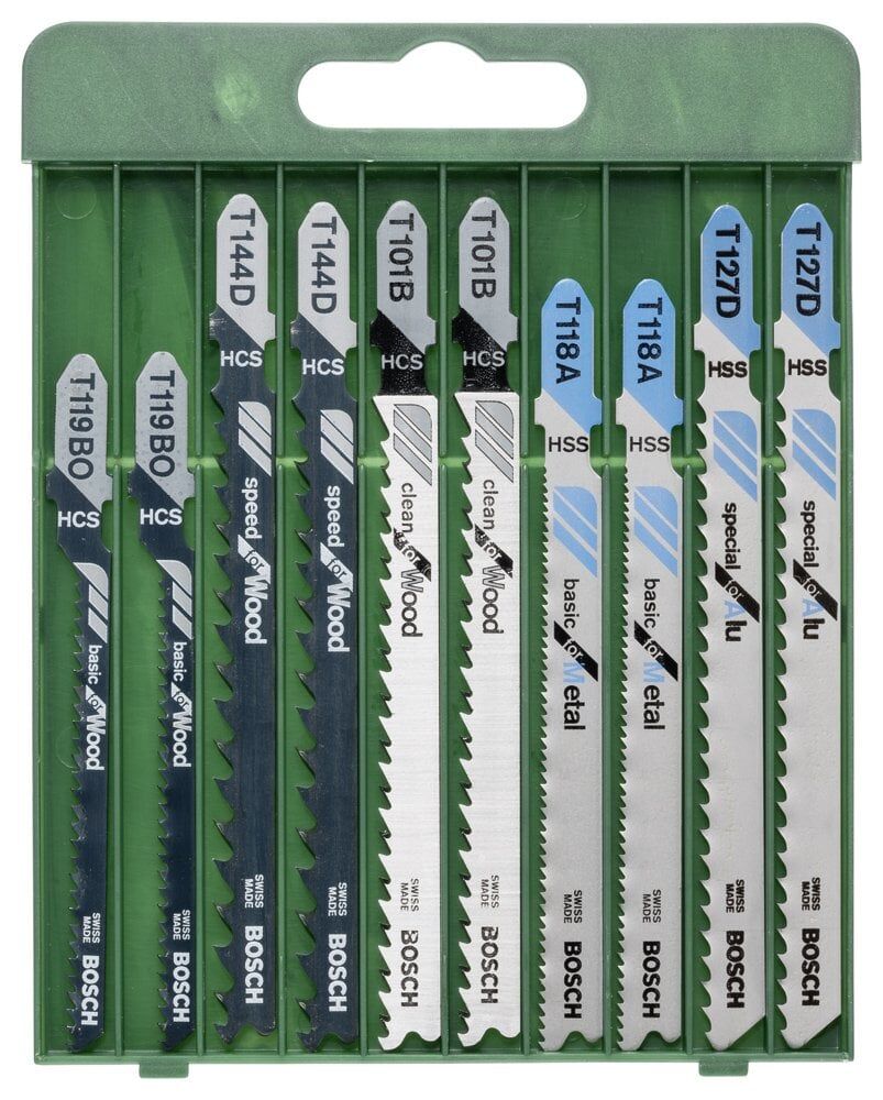 BOSCH 10 Parça Dekupaj Testere Bıçağı (2 609 256 746)