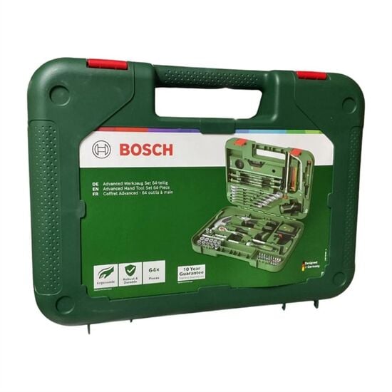 Bosch Advanced El Aleti Seti V2 64 Parça - 1600A02ZB3 + Bosch Sırt Çantası