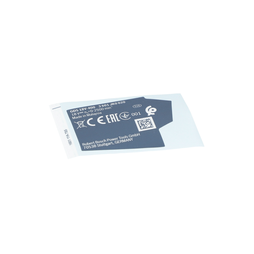 Tip Etiketi (Type Label) (160111A755)