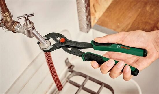 Bosch El Aleti Seti (Boru Anahtarı 250-Yan Keski 160-Pense 180) 3 Parça Premium + Çok Amaçlı Alet Pense - Çakı (16 Özellik)