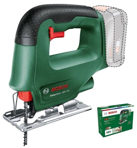 Bosch Easyımpact 18V-40 2 AH Çift Akülü Matkap + Easysaw Dekupaj Testeresi Aküsüz + Dekupaj Testere Seti 10 Lu + 103 Parça Karışık Aksesuar Seti