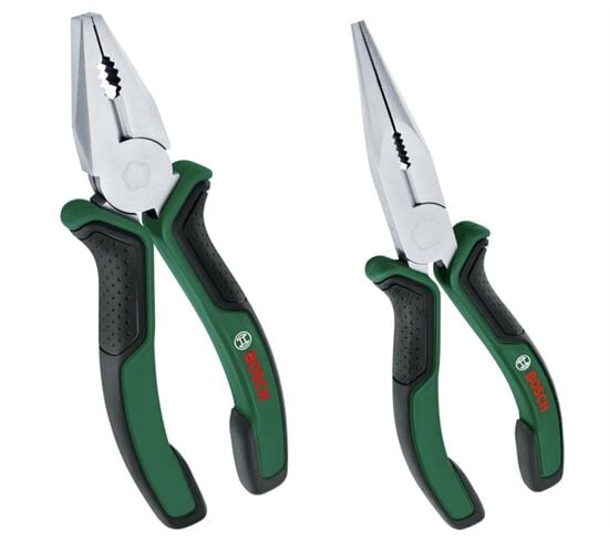 Bosch Pense Seti 2 Parça (Kargaburun 180 Ve Pense 180) + Bosch Orta Çatal Ağızlı Çekiç