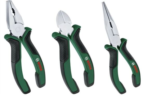 Bosch El Aleti Seti (Yan Keski 160-Pense 180-Kargaburun 180) 3 Parça + Bosch Engineer Çekiç 300 G
