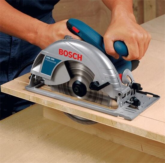 BOSCH Prf. GKS 190 Daire Testere + GSR 120-LI  2 Ah Çift Akülü Vidalama Makinası + 43 Parça Aksesuar Seti