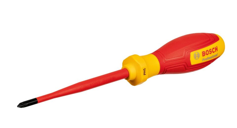 Bosch Profesyonel VDE Yıldız Tornavida PH1 x 100mm
