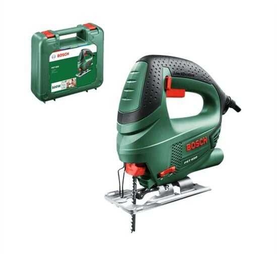 BOSCH PST 650 Compact 500 Watt Dekupaj Testere + Karışık Dekupaj Testere Seti 10 Lu