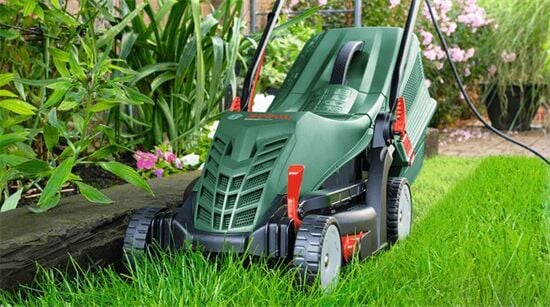Bosch Universal Rotak 34-405 Çim Biçme Makinesi 1300 W + Evakat 3*2,5 Uzatma Kablosu 30Mt