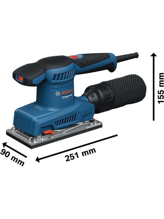 Bosch Professional GSS 20-18 A Titreşimli Zımpara Makinesi - 0601070101