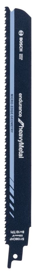 Bosch - Endurance Serisi Ağır Metal için Panter Testere Bıçağı S 1136 CHF - 25'li