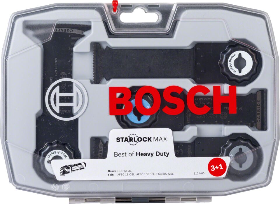Bosch - Starlock Max - Best of Heavy Duty Set 4 Parça
