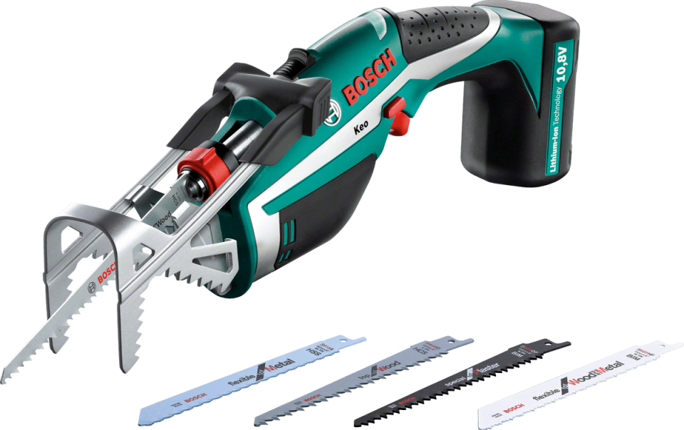 Bosch KEO Akülü Bahçe Testeresi + Bahçe Eldiveni