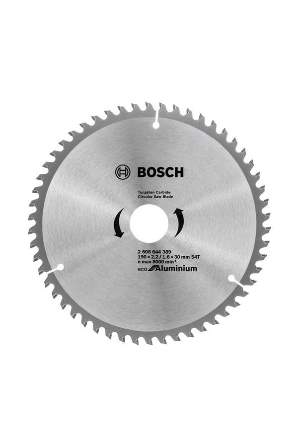 BOSCH Alüminyum Daire Testere Optiline Eco 190*30 54 Diş - 2608644389