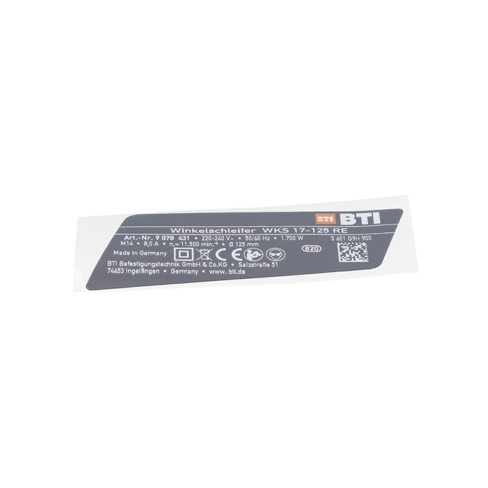 Tip Etiketi (Nameplate) (160111A1J0)