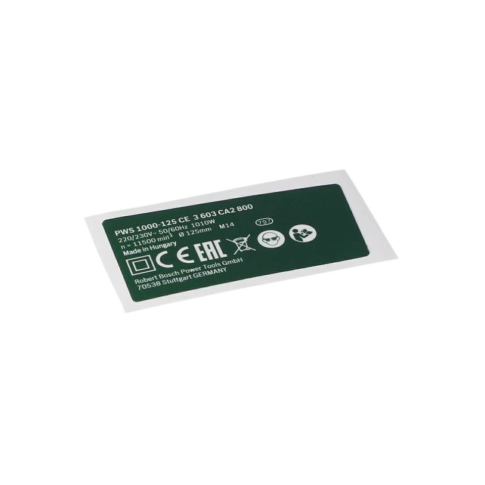 Tip Etiketi (Nameplate) (160111A299)