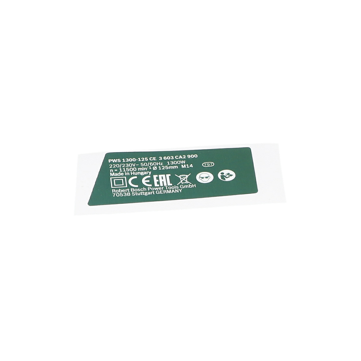 Tip Etiketi (Nameplate) (160111A29L)