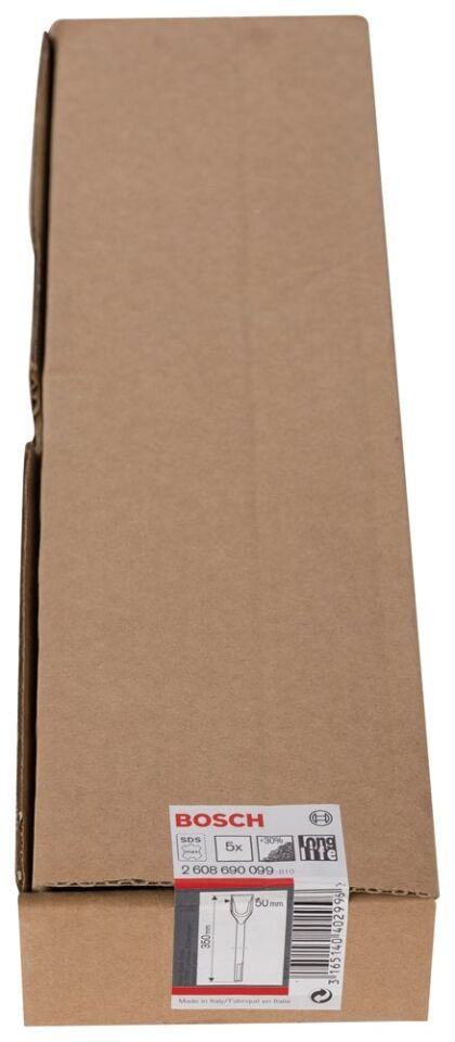 Bosch - LongLife Serisi, SDS-Max Şaftlı Yassı Keski 350*50 mm 5'li