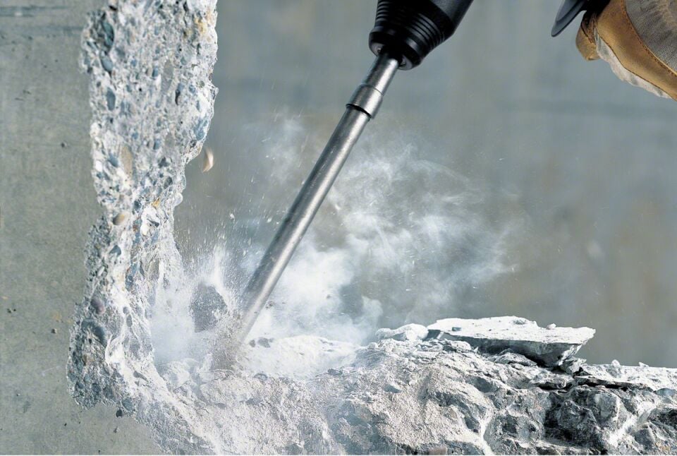 Bosch - SDS-Max Şaftlı Yassı Keski 600*25 mm 5'li