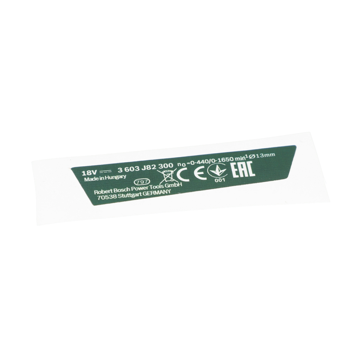 Tip Etiketi (Nameplate) (160111A2DG)