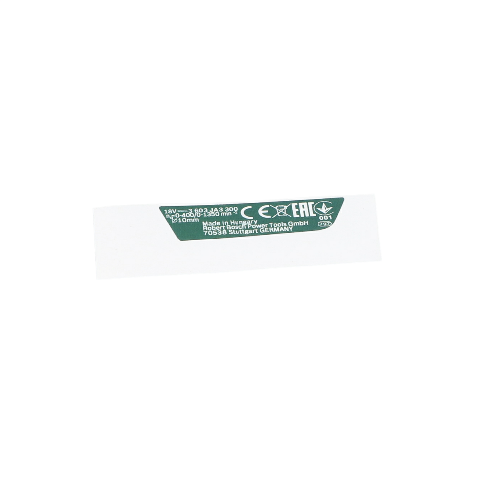 Tip Etiketi (Nameplate) (160111A2DN)