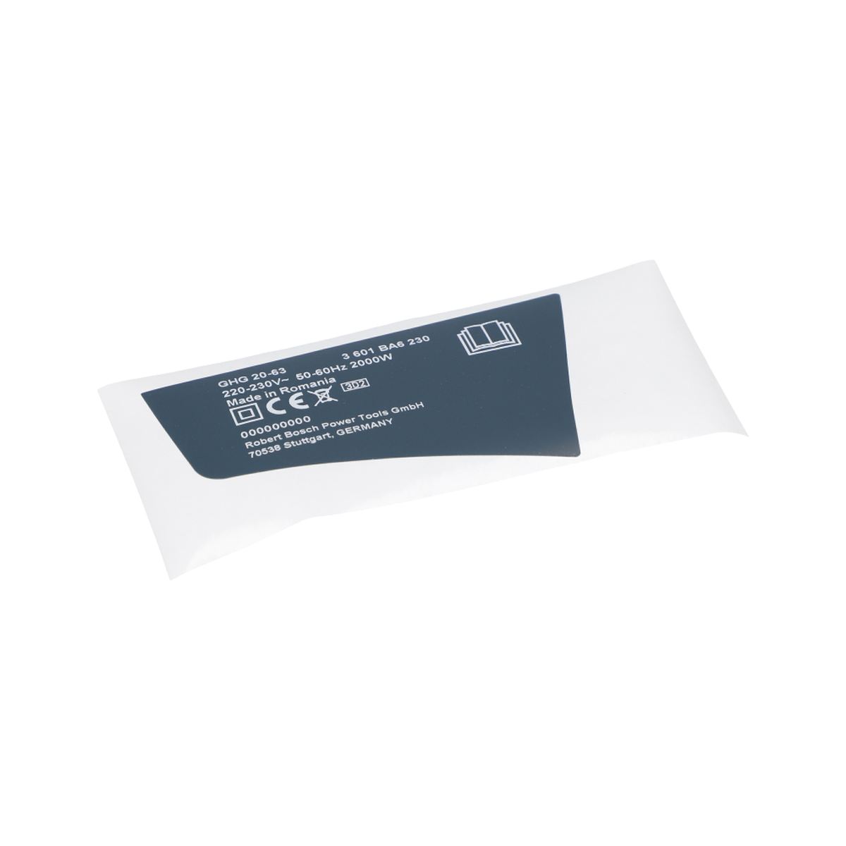 Tip Etiketi (Nameplate) (1607000D47)