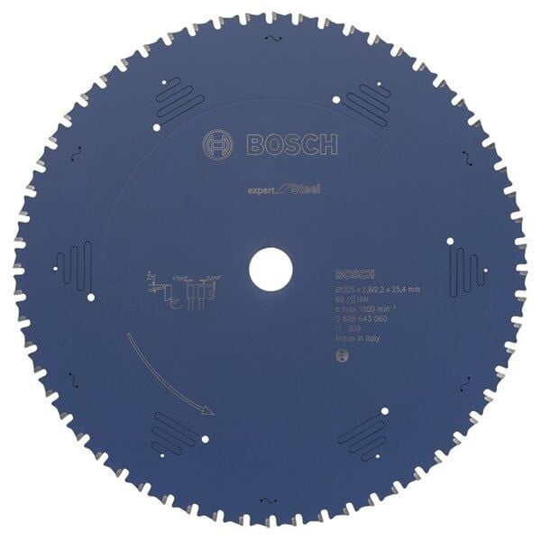 Bosch Expert Serisi Metal Için Daire Testere Bıçağı 305*25,40Mm 60Diş - 2608643060