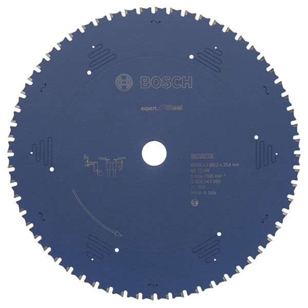 Bosch Expert Serisi Metal Için Daire Testere Bıçağı 305*25,40Mm 60Diş - 2608643060